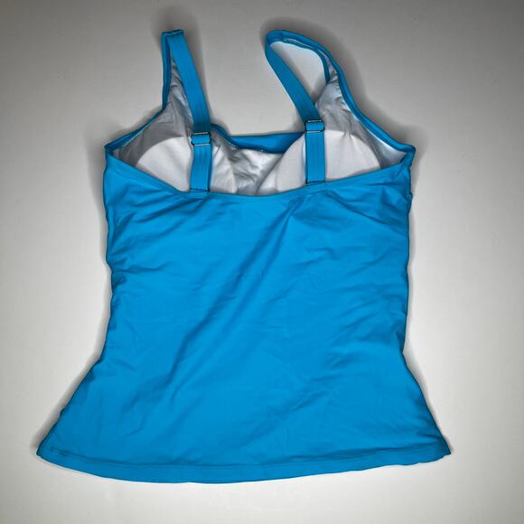 Two Piece Turquoise Tankini Swimsuit New L - Picture 3 of 9